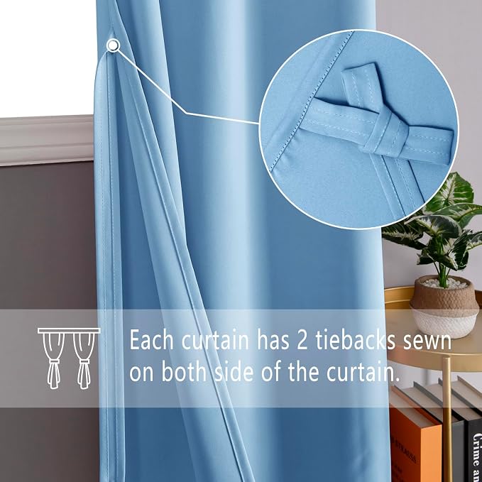 DWCN Blackout Curtains for Bedroom - Image 3
