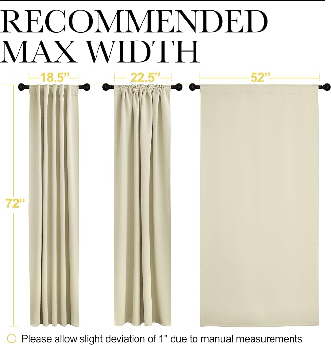 NICETOWN Window Treatment Blackout Window Blinds - Image 7