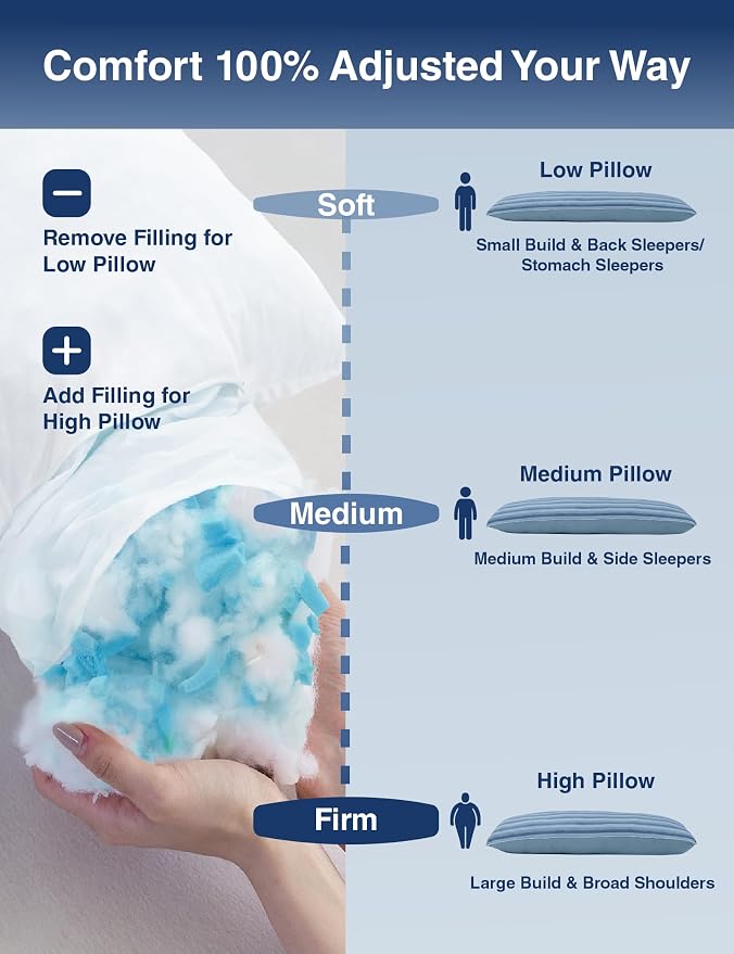 ZonLi Cooling Body Pillow for Adults, Breathable Cooling Fabric - Image 2