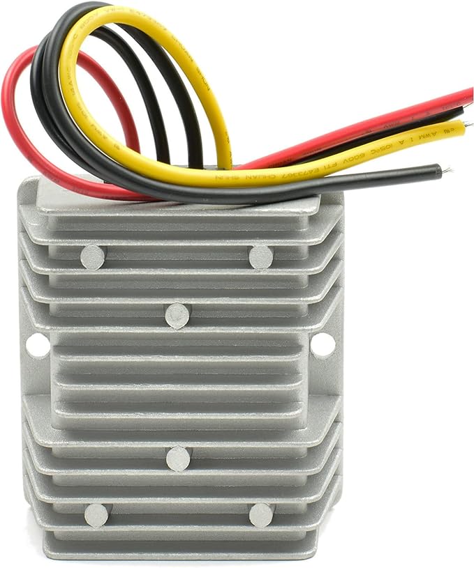 MGGi DC 36V 48V Step Down to 24V 20A 480W Converter Voltage Reducer, Waterproof Big-Size Voltage Reducer, High-Power Power Supply Module Buck Transformer, for Golf Cart, forklifts, Car