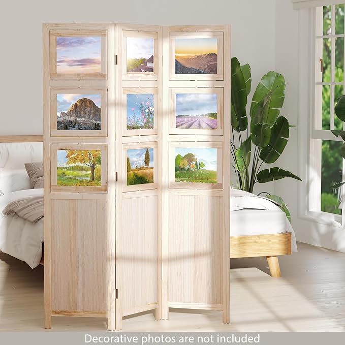 Giantex 3 Panel Room Divider - Image 8