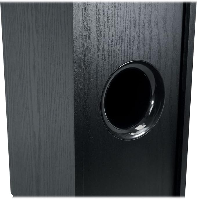 Rockville RockTower 68B Passive Tower Speaker, 8 Ohm, Black, High-Fidelity Sound, Detachable Grille, 3-Way, 6.5", 500W, MDF, Perfect for Home Audio