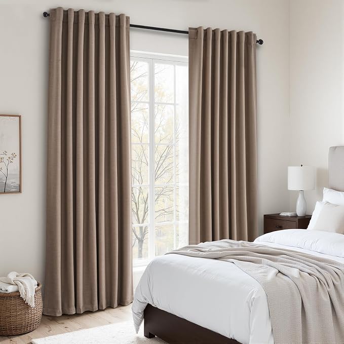 Topfinel 100% Blackout Curtains 84 inch Long 2 Panels - Image 7
