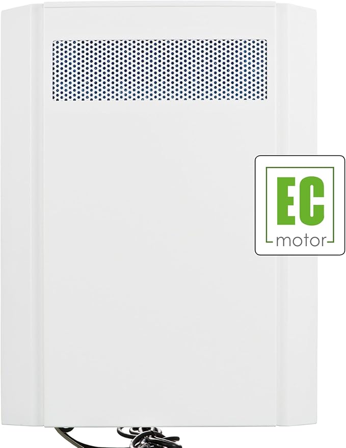 VENTS-US Micra 60 Kit – Ductless Wall Mount HRV Ventilation Fan with Included Mounting Kit Circulates Fresh Air In, Stale Air Out Reducing Heating Costs