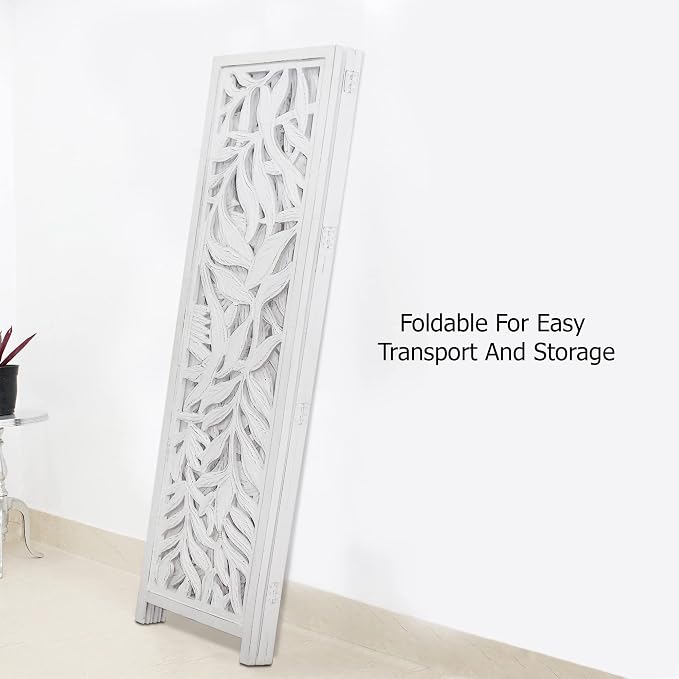 COTTON CRAFT Room Divider Wood Screen - Image 7