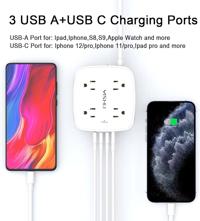 15 Ft Surge Protector Power Strip - Image 3
