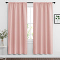 RYB HOME Blackout Curtains for Bedroom Living Room Nursery 63 inches Long | by RYBHOME