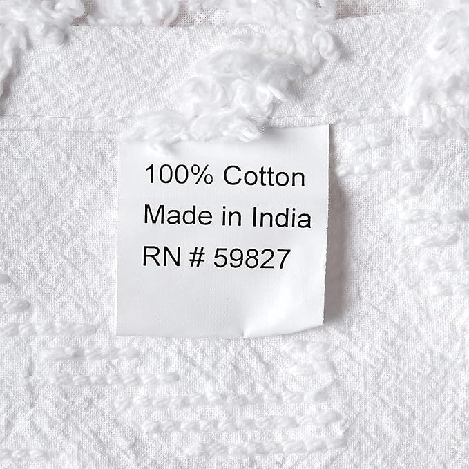 Beatrice Home Fashions Wedding Ring Full Cotton Chenille Bedspread, cozy plush - Image 5