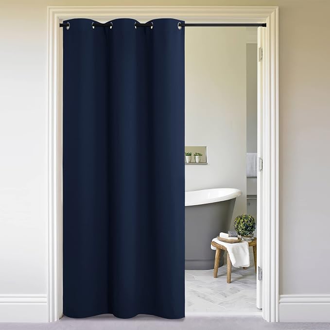 NICETOWN Sliding Door Curtains 96 inch Length, Single Curtain Panel, Insulating by NICETOWN