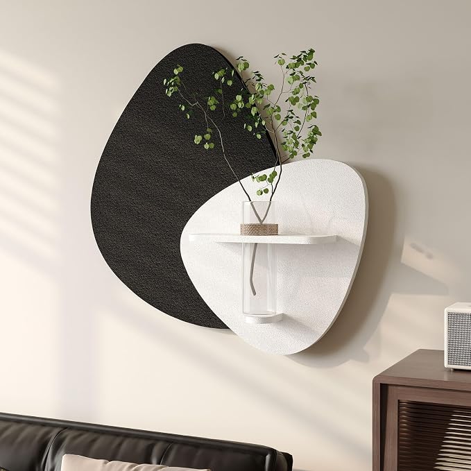 Cuspin 3D Textured Black and White Wall Art by Cuspin