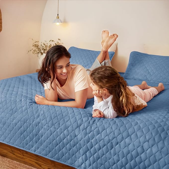 Exclusivo Mezcla Reversible Twin Quilt Bedding Set, Soft Microfiber, All Season - Image 3