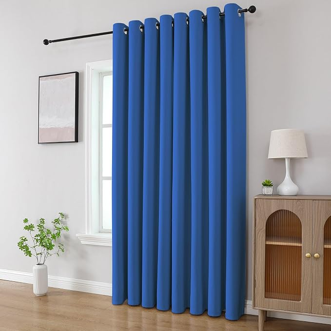 CUCRAF Blackout Curtains 63 inch Length 2 Panels Set, Room Darkening Drapes - Image 8