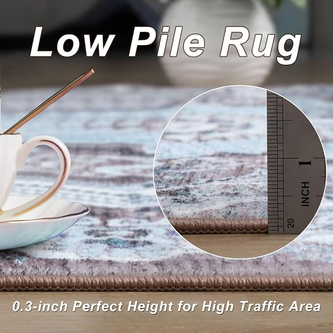 Macgace Washable Vintage Small Area Rug - Image 8