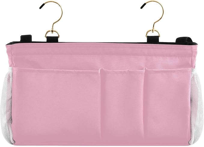 Rose Red Bedside Caddy Storage Bag Bedside Organizer - Image 2