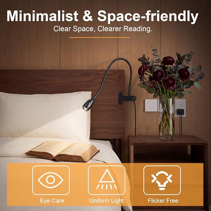 1 Pcs LED Clip on Reading Light - Image 2