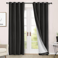 Macochico Full Blackout Curtains 84 Inches Long Insulated Noise Reducing Chenille Curtain for Living Room Bedroom Nursery Auditorium Charcoal Grey Drapes with Tieback Grommet 72" Wx84 L 1 Panel