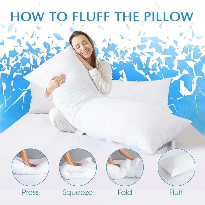 SHOUREN Large Body Pillow, Long Bed Pillow - Image 6