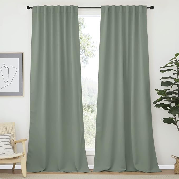 NICETOWN Window Treatment Room Darkening Draperies by NICETOWN