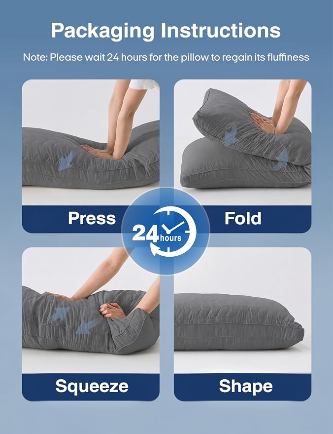 ZonLi Long Body Pillow for Adults, Firm Body Pillow - Image 3