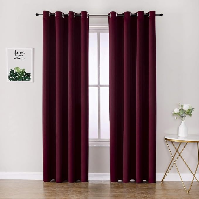 ChrisDowa Blackout Curtains for Bedroom and Living Room 95 Inches Long | 2 by ChrisDowa