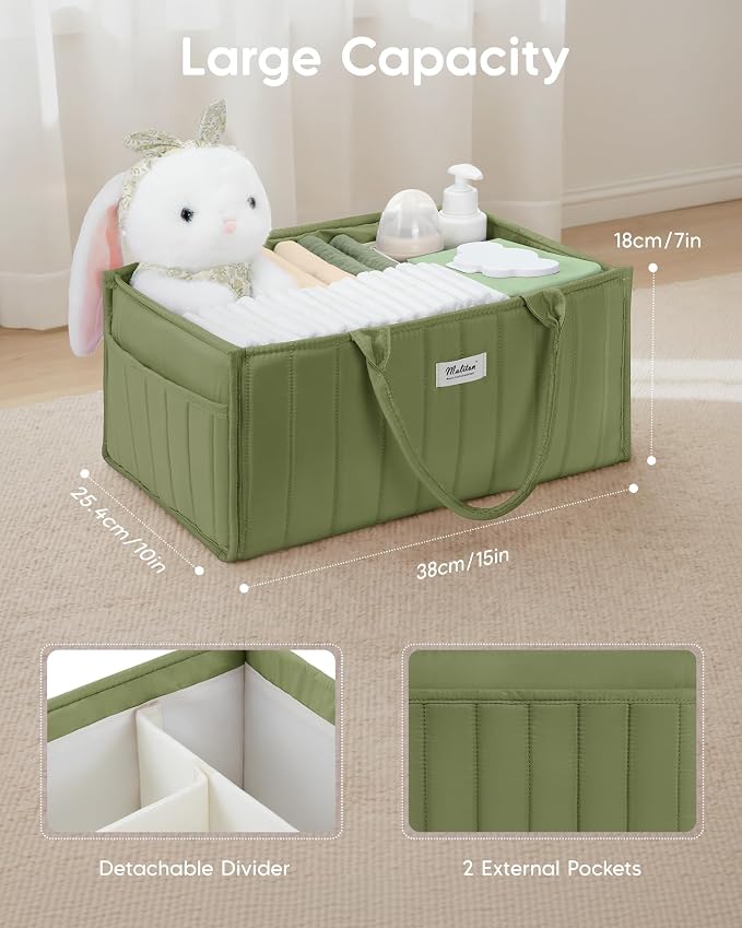 Maliton Baby Diaper Caddy Organizer - Image 3