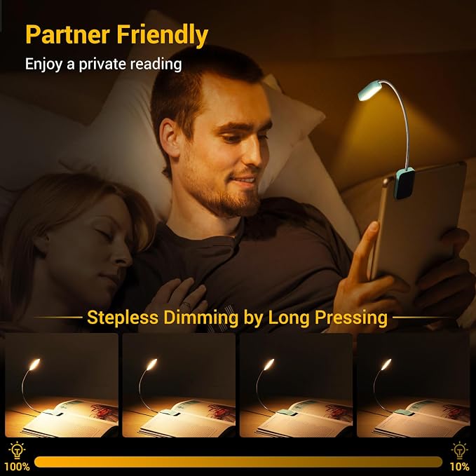 2 Pack Rechargeable Book Lights - Image 3