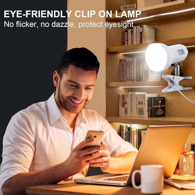 RONG&LAN LED Metal Clip On Light Clip on Lamp - Image 2