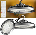 ACOHOOK Smart 320W LED High Bay Light with Motion Sensor, 48000lm (Eqv.1200W MH/HPS) High Bay LED Shop Light 100-277V Commerical Grade UFO Lights（Remote Buy Separate）