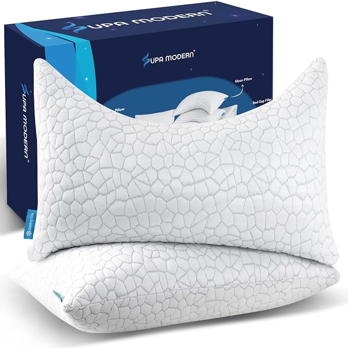 Side Sleeper Pillow for Side and Back Sleepers -Cooling Cervical Neck Pillows - Image 9