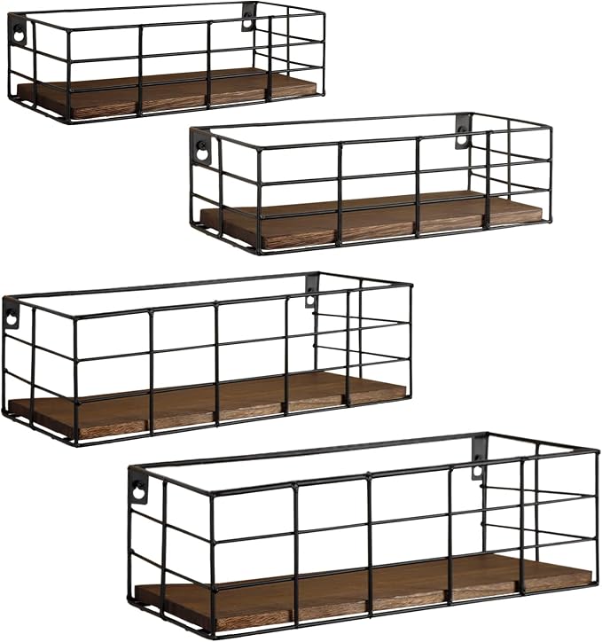 Fixwal Wire Frame Floating Shelves by Fixwal