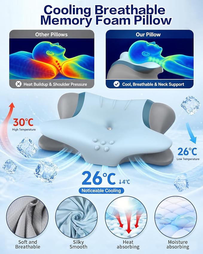 Cervical Neck Pillow for Pain Relief - Image 3