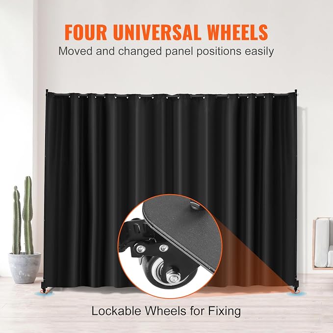 VEVOR Room Divider, Portable Panel Room Divider - Image 4