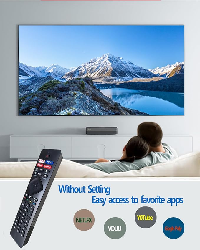 NH800UP RF402A-V14 Universal TV Remote Replacement for Phillips Remote Control for TV, for Philips Smart TV Android LED with LCD 4K 43PFL5766/F7/F7 55PFL5604/F7 55PFL5704/F7 65PFL5504/F7 65PFL5704