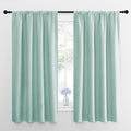 NICETOWN RV Blackout Curtains for Camper Windows, Aqua Blue, Short Blackout by NICETOWN