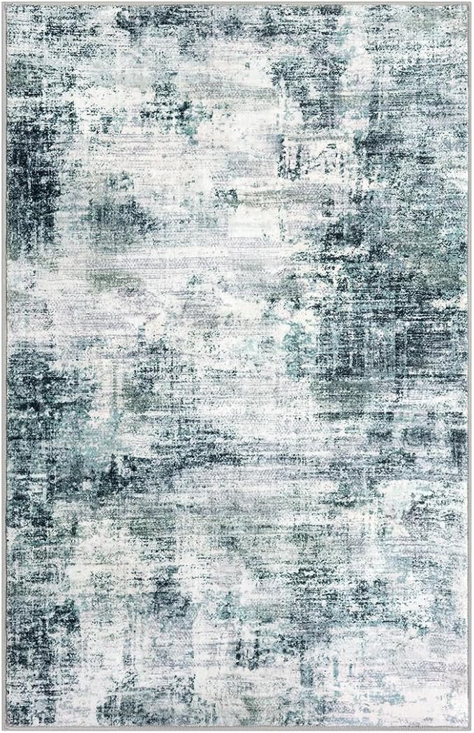 Abstract Area Rugs 9x12 Ft Washable Large Rugs - Image 9