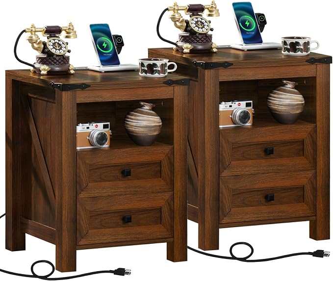 Joaxswe Nightstands Set of 2 by Joaxswe
