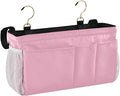 DOMIKING Pink Bedside Caddy for Dorm Bed Recliner Armrest Organizer by DOMIKING