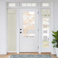 RYB HOME Sidelight Curtains for Front Door, Skinny Narrow Window Curtains | by RYBHOME