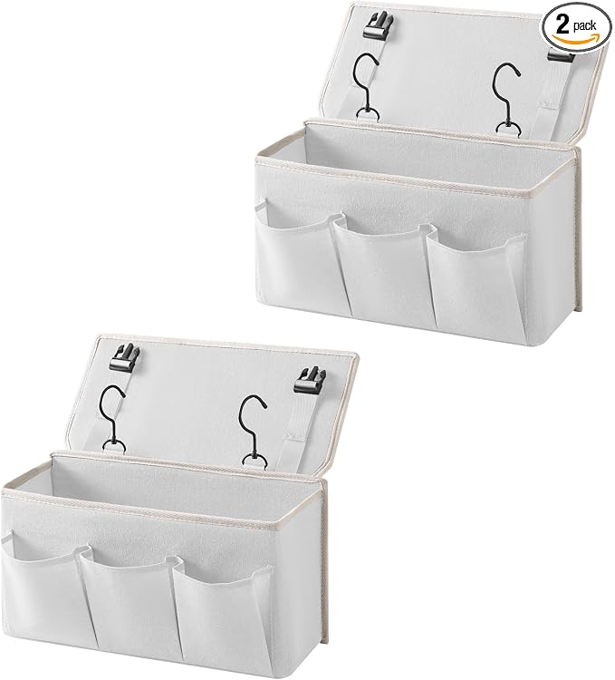 Bedside Caddy / Bedside Storage Organizer Hanging Bag by Someteth