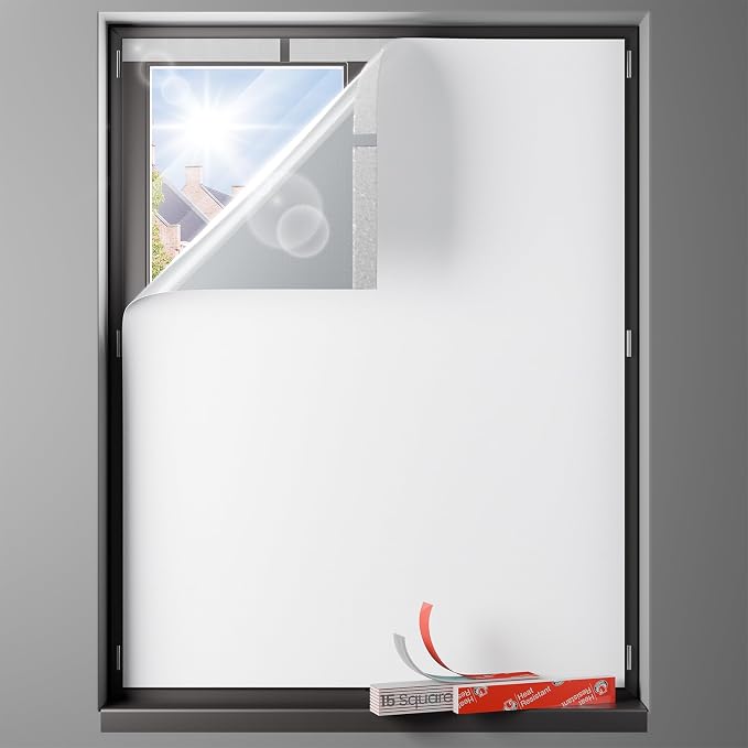Blackout Curtains Portable 48”x48” No Drill Black Out Window Cover | 100% by Sumobaby