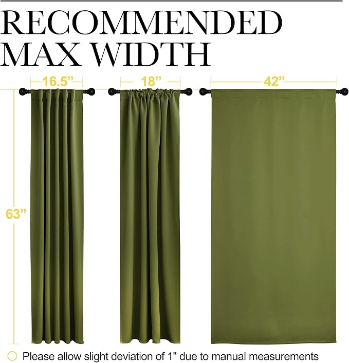 NICETOWN Blackout Curtain Panels - Image 7