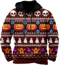 Halloween Hoodie Men Graphic Pumpkin Ghost Printed Sweatshirt Casual Trendy Long Sleeve Halloween Hooded Tops with Pockets