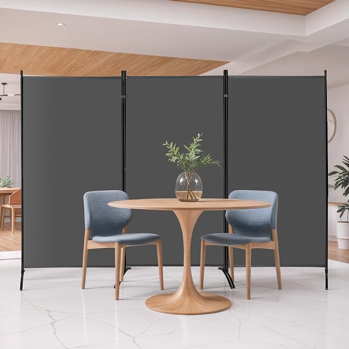ZENY Room Divider, 3 Panel Folding Privacy Screens, Freestanding Room Divider - Image 8