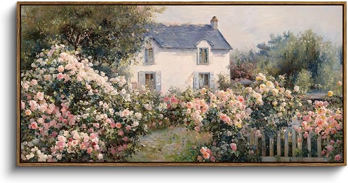 InSimSea Extra Large Framed Vintage Wall Art, Living Room Country Farmhouse by InSimSeaArt