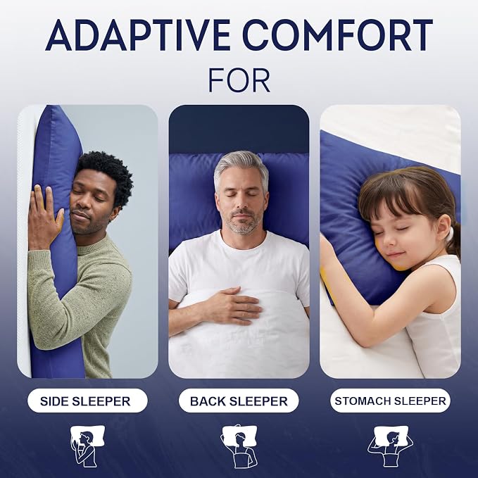 DOWNCOOL Large Body Pillow Insert- Breathable Full Body Pillow - Image 5