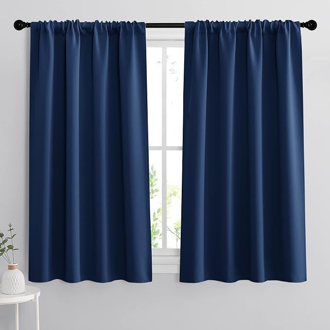 RYB HOME Small Window Curtains 45 inches Length by RYBHOME