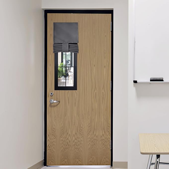 RYB HOME Classroom Door Window Cover, Room Darkening Block Views, Office Door by RYBHOME