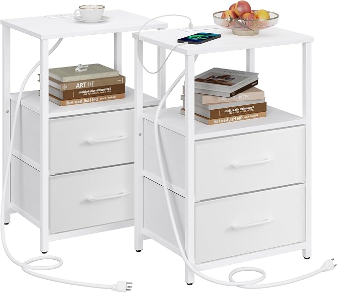 TUTOTAK Nightstands Set of 2, End Table by ChoosetutotakFurnitureBuildYourCozyHome