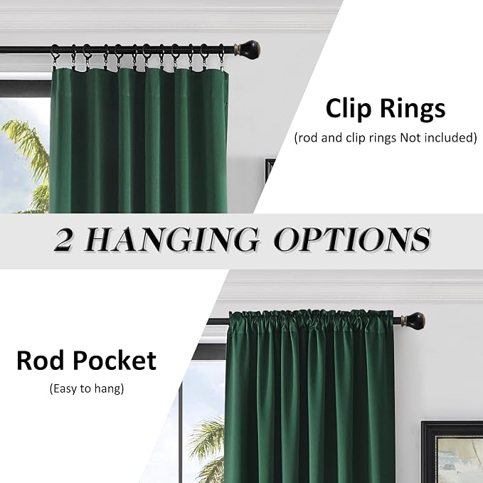108 inch Extra Length Curtains for Bedroom - Image 2