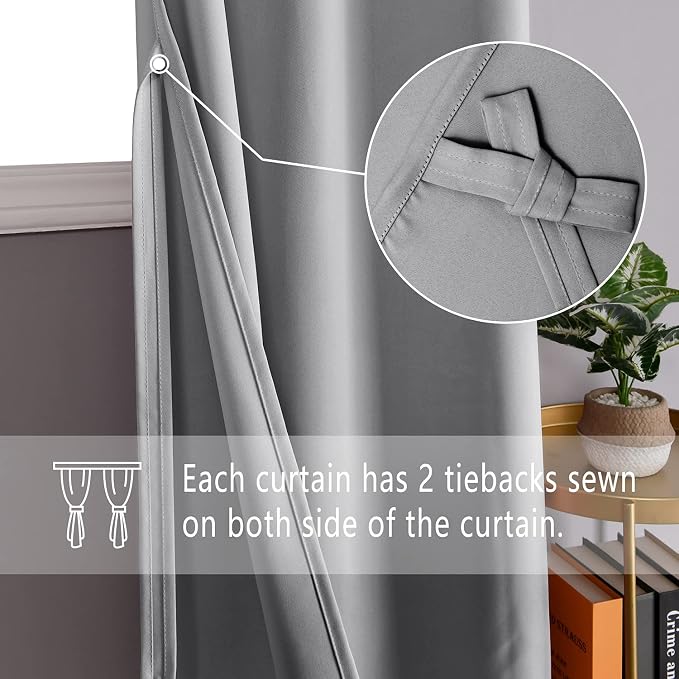 DWCN Blackout Curtains for Bedroom - Image 2